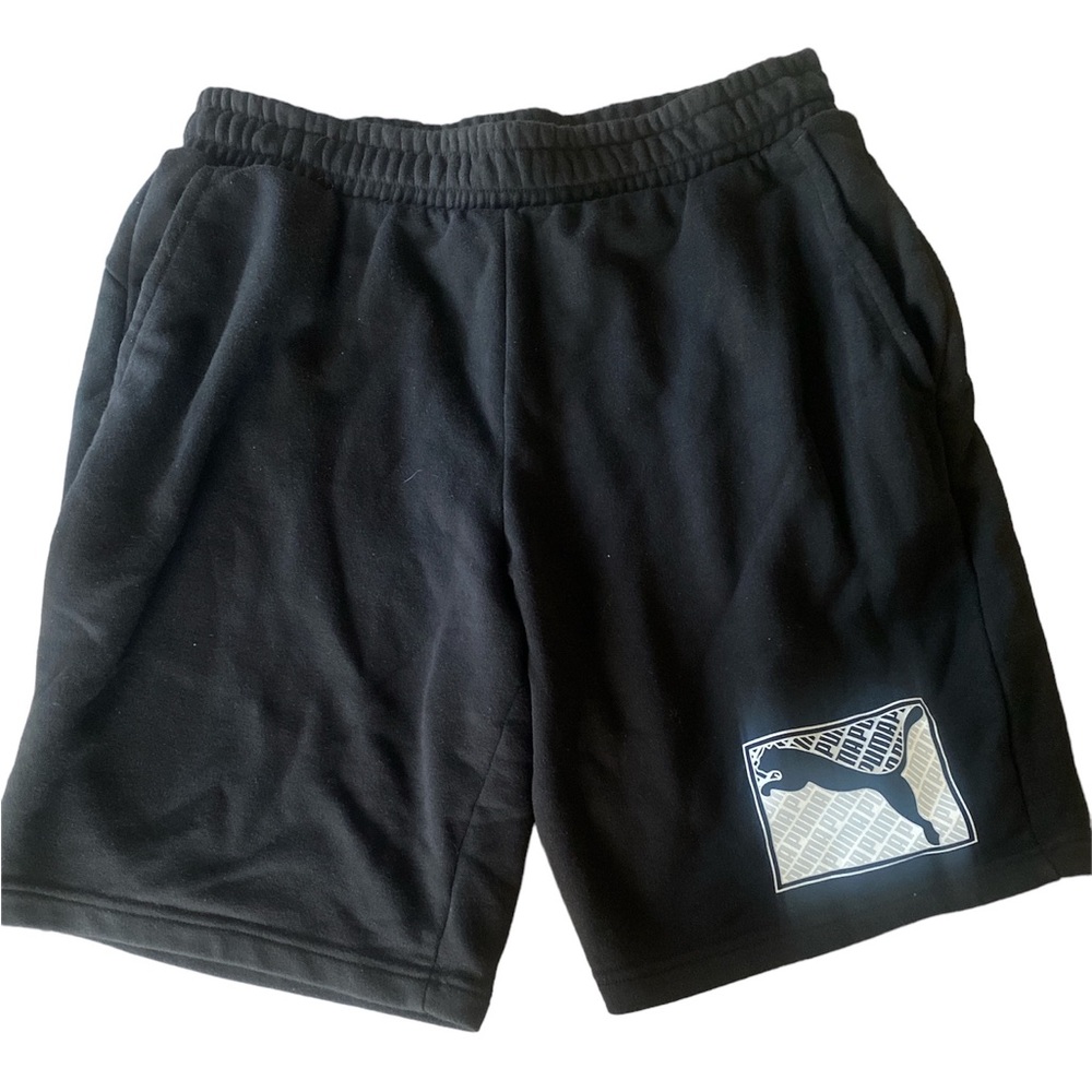 Puma Crosswise Athletic Workout Drawstring Shorts